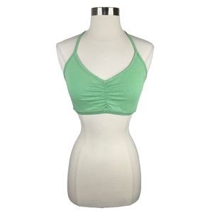 LAmade Green Twisted Racerback Bralette - Size Large